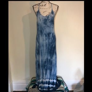 Shore side Super long maxi Med billabong tye dye